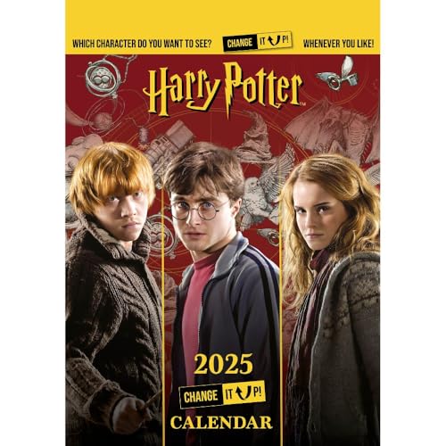 2025 Calendar Harry Potter Change It Up Month To View A3 Calendar Official Product