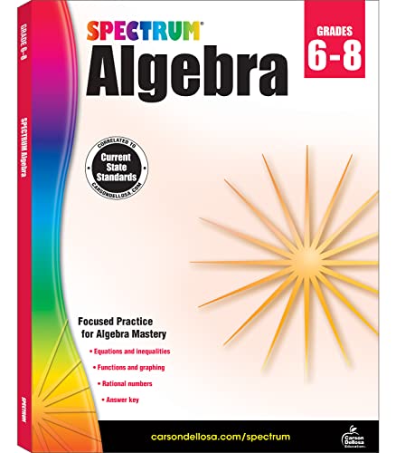 Spectrum Algebra Grades 6-8