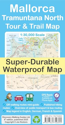 Mallorca - Tramuntana North Tour & Trail Map