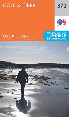 Coll & Tiree Map | The Hebrides | Ordnance Survey | Os Explorer Map 372 | Scotland | Walks | Hiking | Maps | Adventure