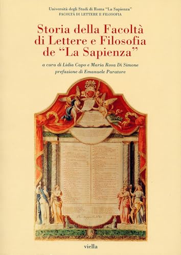 Storia Della Facoltà Di Lettere E Filosofia De "La Sapienza"