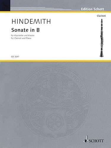 Sonata In B-Flat: Fur Klarinette In B Und Klavier / For Clarinet In B-Flat And Piano