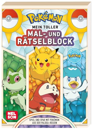 Pokémon Activity-Buch: Mein Toller Mal- Und Rätselblock: Spiel Und Spaß Mit Pokémon Aus Der Paldea-Region | Für Jungen Und Mädchen Ab 4 Jahren