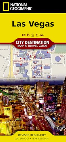 National Geographic Destination City Map Las Vegas: Waterproof, Durable, And Lightweight [Lingua Inglese]: Destination City Maps