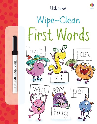 Wipe Clean First Words (Usborne Wipe Clean Books)