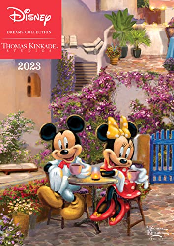 Disney Dreams Collection By Thomas Kinkade Studios 12-Month 2023 Monthly/Weekly Calendar