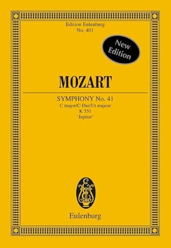 Symphony No. 41 In C Major, K. 551 Jupiter: "Jupiter". Kv 551. Orchester. Studienpartitur.