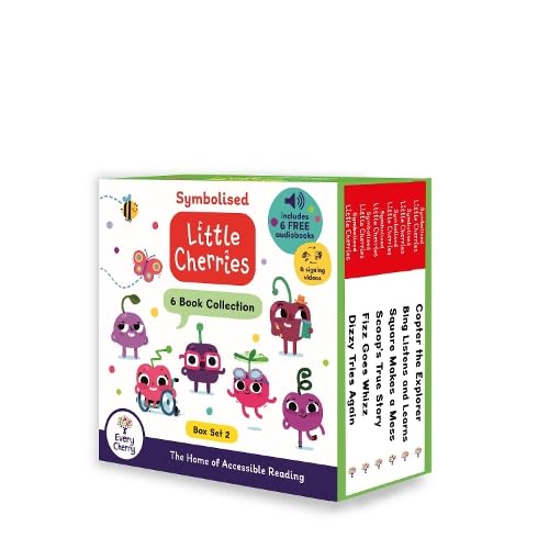 The Symbolised Little Cherries: 6-Book Collection (Box Set 2) Includes Sensory Features And Signing Videos