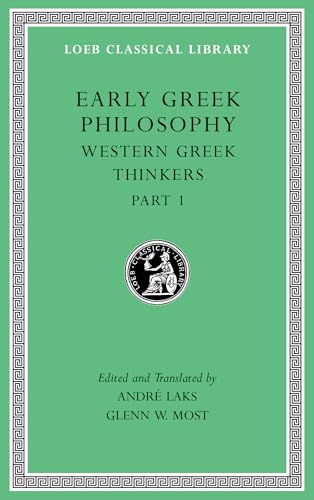 Early Greek Philosophy: Western Greek Thinkers: Western Greek Thinkers, Part 1: 4