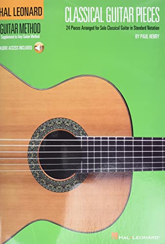 Classical Guitar Pieces: 24 Pieces Arranged For Solo Guitar In Standard Notation [Lingua Inglese]