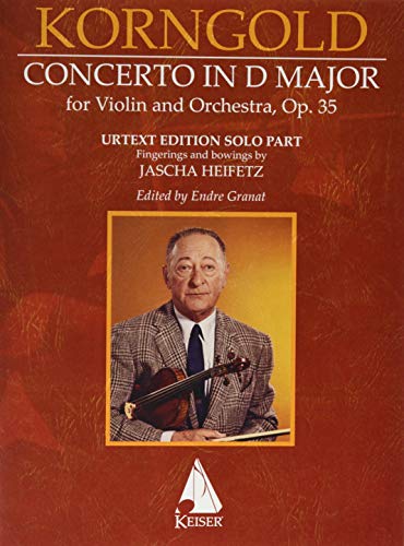 Erich Korngold: Violin Concerto In D Major, Op. 35 - Fingerings And Bowings