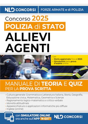 Concorso Allievi Agenti Polizia Di Stato. Manuale Con Teoria E Quiz 2025. Con Simulatore Online