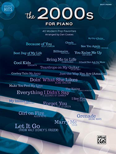 Greatest Hits The 2000S For Piano: 40 Modern Pop Favorites: Easy Piano