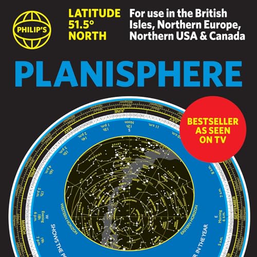 Philip'S Planisphere (Latitude 51.5 North): For Use In Britain And Ireland, Northern Europe, Northern Usa And Canada