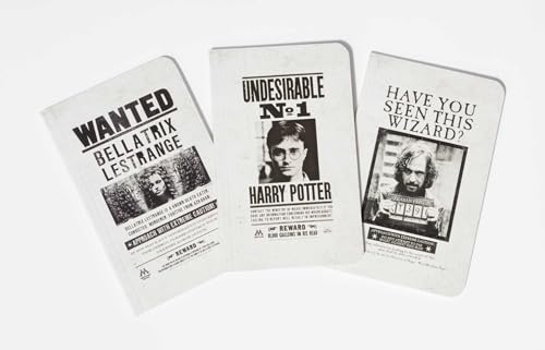 Harry Potter Wanted Posters Pocket Journal Collection: Set Of 3