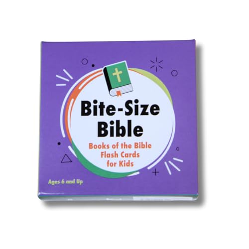Bite-Size Bible: Books Of The Bible Flash Cards For Kids