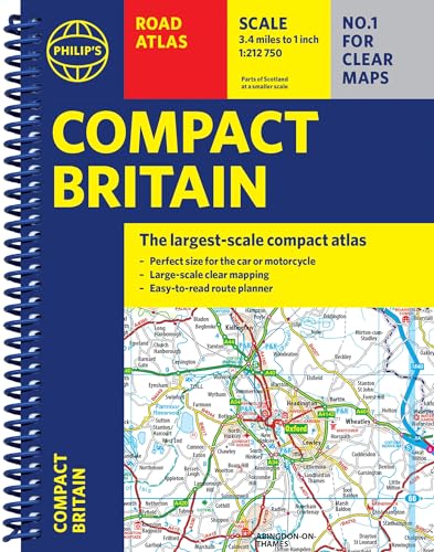 Philip'S Compact Britain Road Atlas: (A5 Spiral)