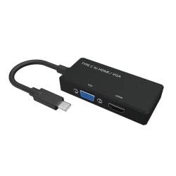 Nilox Adattatore Usb C/Vga+Hdmi M/H