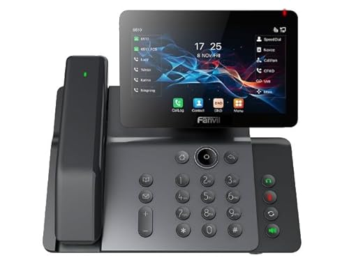 Fanvil V66 Telefono Ip, Display 7", Cornetta Bluetooth Cordless, Wifi6, 116 Tasti, Supporto Video H264