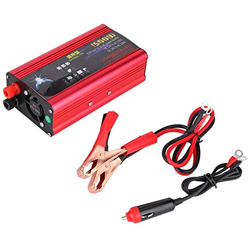 Ebtools Per Convertitore 12 V 230 V 1500 W Per Convertitore 12 V 230 V 1500 W Inverter, Dc 12 V/24 V A Ac 220 V 1500 W Inverter Per Auto Adattatore Co