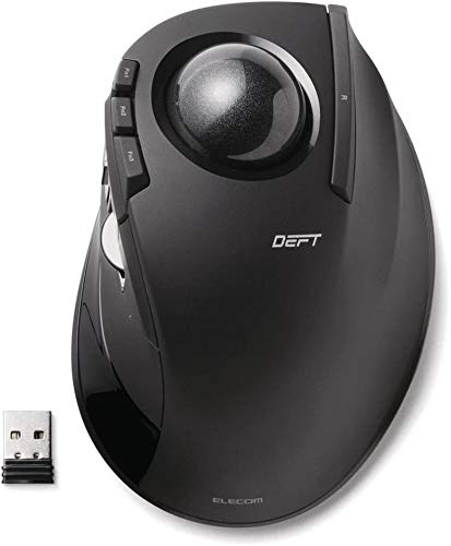 Elecom M-Dt1Drbk Mouse Rf Wireless Ottico 1500 Dpi Mano Destra