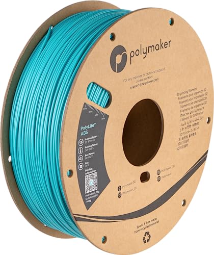 Polymaker Pe01010 Polylite Filament Abs Geruchsarm 1.75Mm 1000G Turchese 1 Pezzo(I)