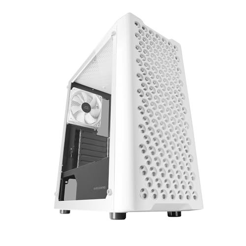 Mars Gaming Mc-Ipro, Case Professionale Atx , Griglia Frontale In Mesh 3D, Finestra Laterale Vetro Temperato, Ventola Fdb Silenziosa 12Cm, Ventola Pc