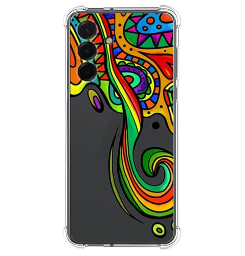 Tumundosmartphone Custodia In Silicone Antiurto Per Samsung Galaxy A36 5G Design Colori Disegni