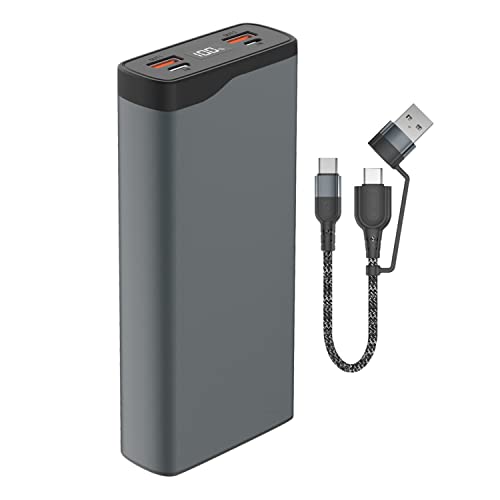 4Smarts Volthub Pro Batteria Portatile Polimeri Di Litio (Lipo) 20000 Mah Nero, Metallico