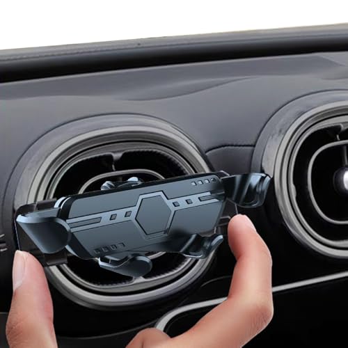 Yiedde Supporto Per Telefono Rotondo Da Auto Per Smart 453 451 Mini, Supporto Per Telefono Da Auto Con Presa D'Aria Circolare (Bocchette D'Aria Rotond
