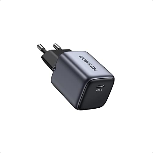 Ugreen Nexode Mini 20W Caricatore Usb C Gan Tech, Caricabatterie Usb C Compatibile Iphone 14 Pro Max/13/12/11, Ipad Pro/Mini/Air, Galaxy S22/S23/S21/S
