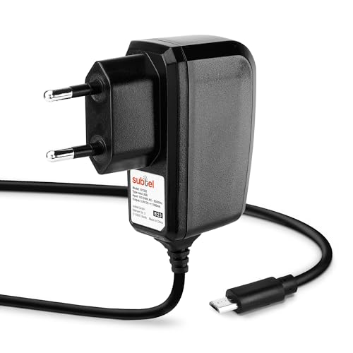 Subtel Caricatore Compatibile Con Micro Usb Caricabatteria Di Ricambio Per Navigatore Gps 1A / 1000Ma Con Micro Usb