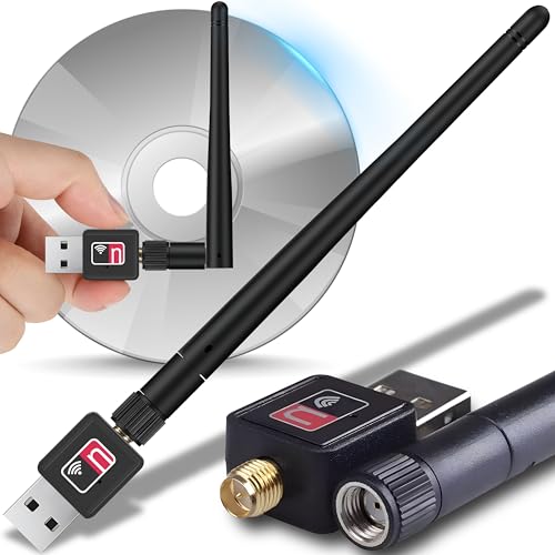 Retoo Adattatore Usb Chiavetta 2.0 Wlan Fino A 2,4 Ghz Fino A 150 Mbps, Chiavetta Wifi Compatibile Con Linux, Mac Os, Windows 2000, Xp, Vista, 7, 8, 1