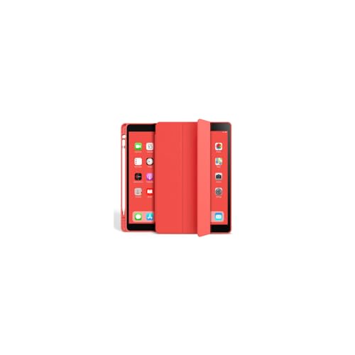 Eiger Custodia A Libro Rossa Con Supporto Magnetico Rinforzato Con Scomparto Per Penna Per Apple Ipad Mini 6 (2021-2023) / Mini 7 (2024)