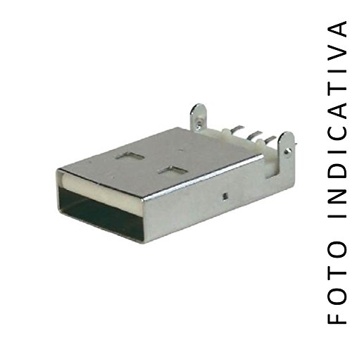 Connettore Usb Femmina Da Cs A 90° In Smd Basso Prof.Ti