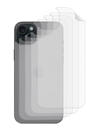 Giopuey Pellicola Protettiva Retro Per Iphone 15 Plus, Iphone 15 Plus Retro Pellicola, Tpu Morbido, Sottile, Consistenza Opaca, Anti-Impronta, Liscio