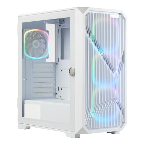 Enermax - Enerpazo Ep237 - Rgb Mini-Tower Gaming Case Pc, Supporta Atx M/B, Ventole Rgb Da 120 Mm, Pannello In Vetro Temperato Con Maniglia Per Porta,