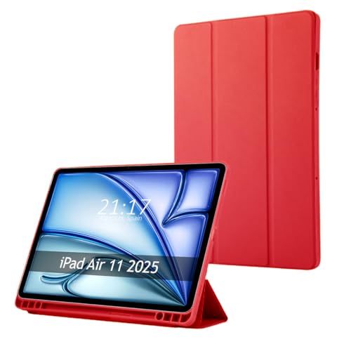 Custodia A Libro Smart Per Apple Ipad Air 2025 11 (M3) Colore Rosso