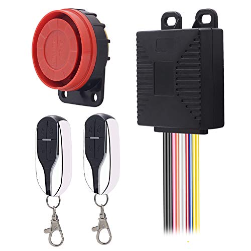 Bluefire Allarme Antifurto Per Moto, Universale Allarme Moto Antifurto Di Sicurezza Antifurto Sistema Avvisatore Con 2 Telecomandi Per Moto, Biciclett