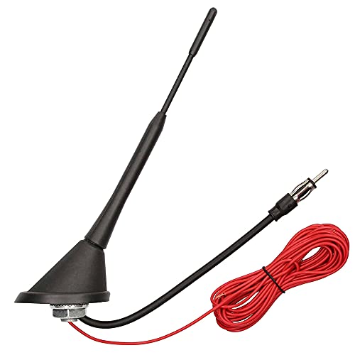 Audioproject A286 - Antenna-Per-Autoradio 18Cm + Amplificatore 20Db 16V Fm Compatibile Per: Toyota Aygo Opel Corsa Fiat Panda Suzuki Peugeot Cooper Ad