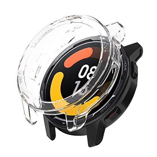 Giopuey Cover Compatibile Con Xiaomi Watch S1 Active, Soft Tpu, Shock Resistant, Xiaomi Watch S1 Active Custodia - Transparent