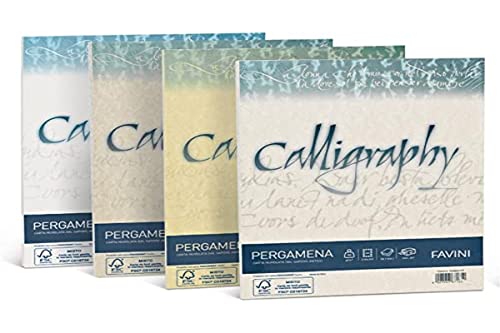 Carta Calligraphy 190Gr A4 50Fg 04 Nocciola [A69N084]