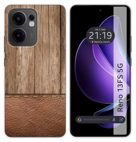 Custodia In Silicone Per Oppo Reno 13Fs 4G / 13 Fs 5G Design Legno 09 Disegni