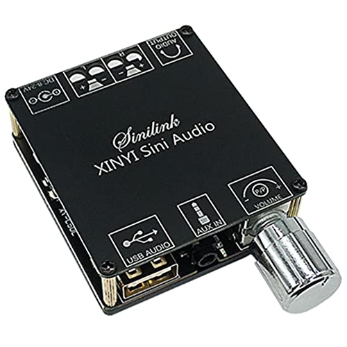 Janasiba Xy-C50L Bluetooth 5.0 Aux Digital Power Amplifier Board 2X 50W Speaker Stereo Audio Amp Module Home Music