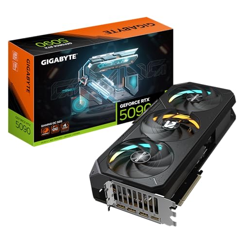 Gigabyte Geforce Rtx 5090 Gaming Oc 32G Scheda Grafica - 32Gb Gddr7, 512 Bit, Pci-E 5.0, 2550Mhz Core Clock, 3 X Dp 2.1A, 1 X Hdmi 2.1B, Nvidia Dlss 4