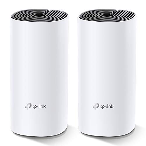 Tp-Link Deco M4 Wifi Mesh, Dual Band Ac1200, 2 Porte Ethernet Gigabit, Modalità Router E Access Point, Parental Control, 2 Pezzi Con Copertura Fino A