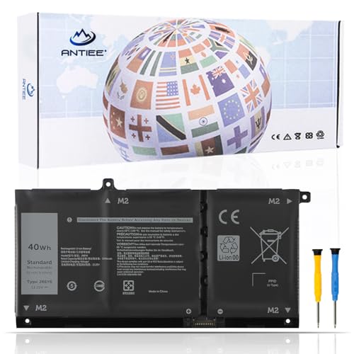 Antiee 40Wh Jk6Y6 Laptop Batteria Per Dell Latitude 3410 3510 Vostro 5300 5401 5501 Inspiron 5300 5301 5401 5402 5408 5409 5501 5502 5508 5509 5400 54