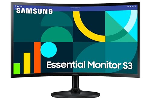 Samsung S36Gd 24" (60,96Cm) Curved Monitor Schwarz 1920X1080 1Xhdmi / 1Xvga (Ls24D364Gauxen)