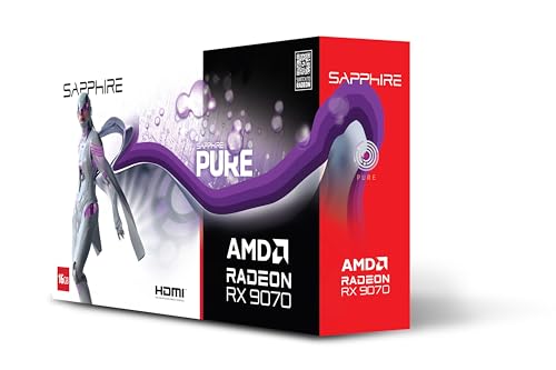 Sapphire Pure Amd Radeon™ Rx 9070 Gaming Oc 16Gb Dual Hdmi/Dual Dp