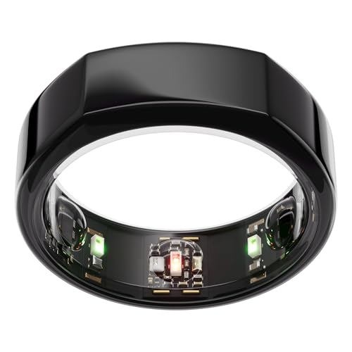 Oura Ring Gen3 Heritage - Misura 10, Black | Monitora Sonno, Frequenza Cardiaca E Fitness - Batteria Fino A 7 Giorni - Compatibile Con Ios/Android - P